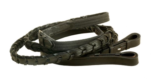 Tory Leather Laced Web Reins 1 Tory Leather Laced Web Reins