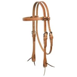Schutz Brothers Brow Headstall W/ Ties - Pony Size