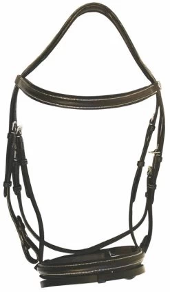 HDR Pro Monocrown Plain Raised Flash Bridle 11 HDR Pro Monocrown Plain Raised Flash Bridle -Western Tack Outlet Store 5106 hdr pro monocrown flash bridle havana 29427.1546553109