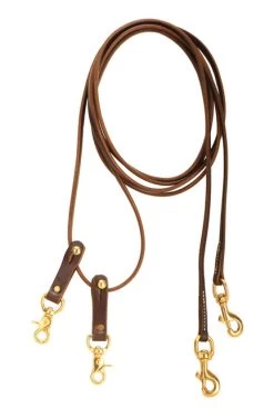 Tory Leather Pulley Draw Reins -Western Tack Outlet Store 895 DO2 Pulley Draw Rein Dark Oil 11289.1598901954