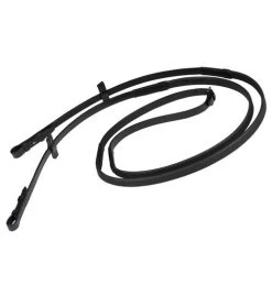 Stubben Slimline Rubber Reins With Hook-Stud Ends