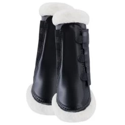 B Vertigo Drew Fleece Lined Brushing Boots -Western Tack Outlet Store b vertigo drew fleece fur line black pair 19201 BLK horze 05302.1654288788