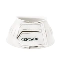 Centaur Heavy Duty Double Velcro Bell Boot -Western Tack Outlet Store bell boot ribbed velcro white 459790 centaur 94817.1595280718