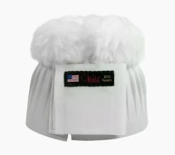 Walsh Velcro Bell Boot With Sheepskin -Western Tack Outlet Store bell boot sheepskin white walsh 50653.1655845417