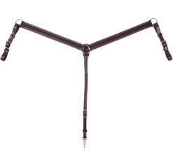 Circle Y Bluestem Breast Collar -Western Tack Outlet Store bluestem breast collar chestnut 1040 10 ST circle y 62160.1691200220