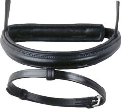 Bobby's English Tack Padded Wide Noseband With Flash