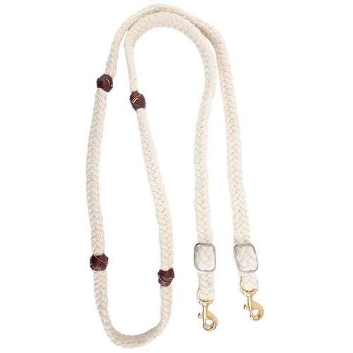 Blended Mohair Barrel Rein With Latigo Knots 1 Blended Mohair Barrel Rein With Latigo Knots