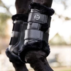 Halter Ego Brushing Boots -Western Tack Outlet Store brushing boots blk blk lifestyle CARBON TECH BRUSHING halter ego 83704.1682645222