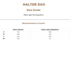 Halter Ego Brushing Boots -Western Tack Outlet Store brushing boots size guide halter ego 10482.1682645949