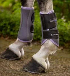 LeMieux Carbon Mesh Wrap Boots -Western Tack Outlet Store carbon mesh wrap boots wisteria lifestyle IT03090004 lemieux 18212.1685566225