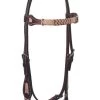 BLR Chevron Rawhide Brow Headstall