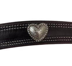 Buckaroo Leather Heart Concho Breast Collar -Western Tack Outlet Store contour 1.5in bc heart concho buckaroo 77801.1674936274