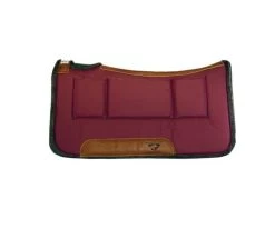 Diamond Wool Contoured Relief Western Saddle Pad -Western Tack Outlet Store contour pressure relief pad burgundy diamond wool 41239.1600020500