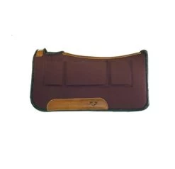 Diamond Wool Contoured Relief Western Saddle Pad -Western Tack Outlet Store contour pressure relief pad chocolate diamond wool 08348.1600020744