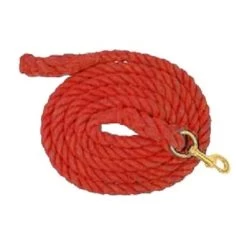 Heavy Cotton Lead Rope -Western Tack Outlet Store cotton lead rope 10ft red 46317701 partrade 44120.1670430765