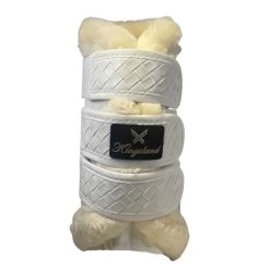 Kingsland Darrel Protection Boots -Western Tack Outlet Store darrel protection boots outside white 2360433932 kingsland 44831.1675736195