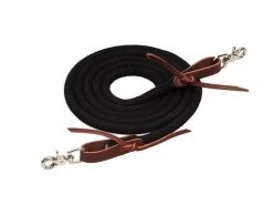 Weaver Leather Weaver EcoLuxe Round Trail Rein -Western Tack Outlet Store ecoluxe round trail rein black 353260810 weaver 27422.1673322920