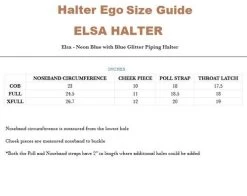 Halter Ego Elsa Halter -Western Tack Outlet Store elsa halter size chart halter ego 77404.1682556568
