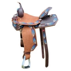 Alamo Saddlery Feather Barrel Saddle -Western Tack Outlet Store feather barrel saddle FEATHER alamo 36093.1650659555
