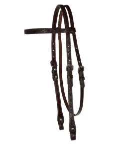 Circle Y Floral Brow Headstall