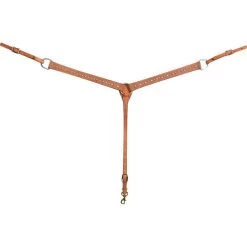 Martin Saddlery Floral Dots Breast Collar -Western Tack Outlet Store floral dots breast collar natural BC15021EFSNR martin 88249.1616888703