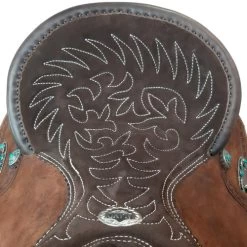 Alamo Saddlery Geo Aztec Barrel Saddle 10 Alamo Saddlery Geo Aztec Barrel Saddle -Western Tack Outlet Store geo barrel brown seat GEO AZTEC alamo 90026.1650487054
