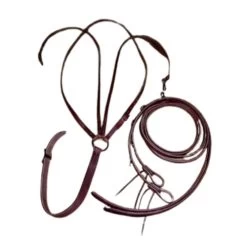 Buckaroo Leather German Martingale With Split Reins