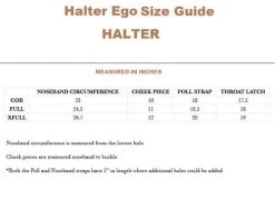 Halter Ego Safari Halter -Western Tack Outlet Store halter size chart halter ego 09690.1682557202