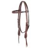 Martin Saddlery Chocolate Roughout Brow Headstall