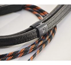 In Horse We Trust Draw Reins 19 In Horse We Trust Draw Reins -Western Tack Outlet Store in horse we trust draw reins black leather orange 91851.1541125537