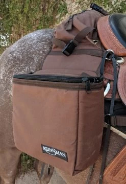 Reinsman Insulated Cooler Saddle Bag -Western Tack Outlet Store insulated cantle saddle bag brown horse 9186bn reinsman 87387.1674844643