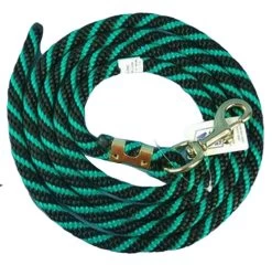 Nylon Lead Rope - Multi-Color -Western Tack Outlet Store lead rope green black 02993.1597953960