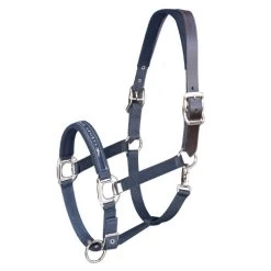 Schockemohle Memphis Fleece Lined Halter -Western Tack Outlet Store memphis breakaway navy 1311 00020 schockemoehle 92397.1650664917