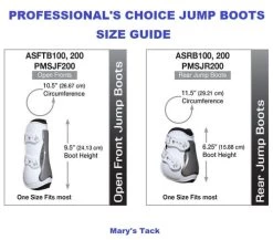 Professional's Choice Pro Performance Jump Boots 8 Professional's Choice Pro Performance Jump Boots -Western Tack Outlet Store pro performance boots size chart PC 44078.1658190329