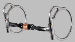 Reinsman 3 Piece Copper Roller Snaffle Dee