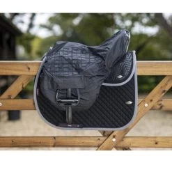 LeMieux Waterproof Ride On AP/CC & Dressage Saddle Covers -Western Tack Outlet Store ride on cc saddle cover black lifestyle 5382 lemieux 80219.1636829704