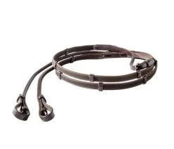 Kavalkade Rolled Rubberized Reins With Stops -Western Tack Outlet Store rolled rubberized reins stops brown 22312 kavalkade 22263.1680906174