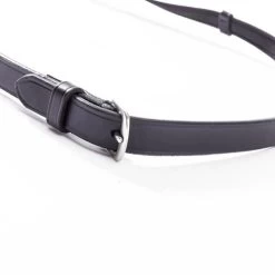 Kavalkade Rolled Rubberized Reins With Stops -Western Tack Outlet Store rolled ruberized reins stops black buckle 223 12 black kavalkade 00085.1680906208