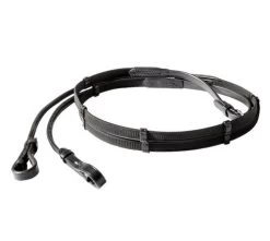 Kavalkade Rolled Rubberized Reins With Stops -Western Tack Outlet Store rolled ruberized reins stops black hero 223 12 black kavalkade 40178.1680906474