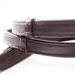Kavalkade Rolled Softleather Reins With Stops -Western Tack Outlet Store rolled softleather rein brown stop 22205 04 kavalkade 70887.1680907656