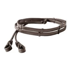 Kavalkade Rolled Softleather Reins With Stops -Western Tack Outlet Store rolled softleather rein stops brown 22205 04 kavalkade 86366.1680907619