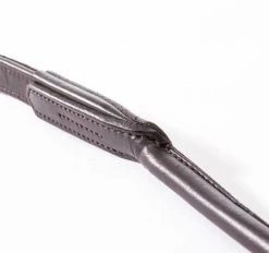 Kavalkade Rolled Softleather Reins With Stops -Western Tack Outlet Store rolled softleather rein stops brown stitching 22205 04 kavalkade 98535.1680907667