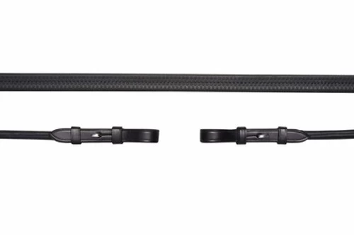 Schockemohle Rolled End Rubber Reins 1 Schockemohle Rolled End Rubber Reins