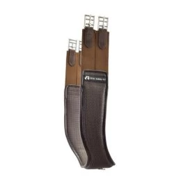 Synthetic Shoulder Relief Girth -Western Tack Outlet Store shoulder relief girth synthetic brown side 37229.1689017506