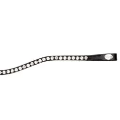 Kavalkade Splendid Curved Browband -Western Tack Outlet Store splendid browband black white end 20227 kavalkade 71620.1607125090