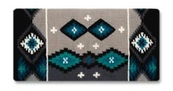 Mayatex Square Cut Navajo Blanket -Western Tack Outlet Store square cut navajo grey turq 1462 5 mayatex 69105.1674924729