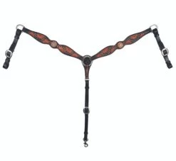 Circle Y Sunflower Breast Collar -Western Tack Outlet Store sunflower breast collar walnut 1 X4110 1001 circle y 95053.1665529169