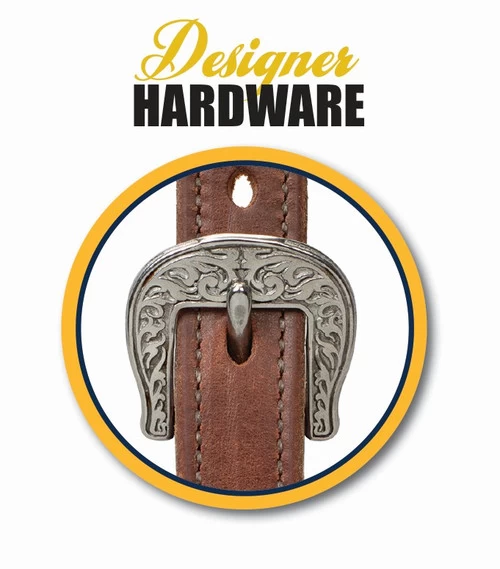 Weaver Leather Weaver Synergy Floral Split Ear Headstall 1 Weaver Leather Weaver Synergy Floral Split Ear Headstall