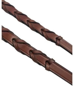 PÉNÉLOPE Pénélope US Laced Reins -Western Tack Outlet Store us laced reins hazelnut closeup 301 636 317 penelope 28892.1688773926