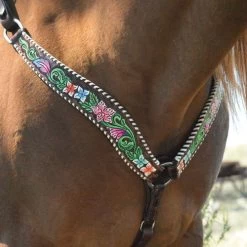 Circle Y Vibrant Garden Breast Collar